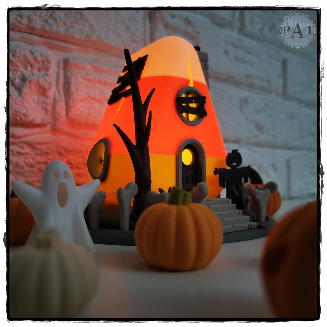 Candy Corn Fairy House