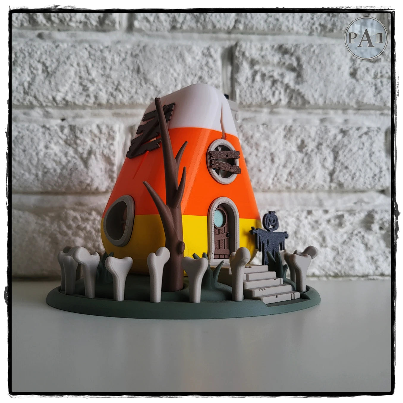 Candy Corn Fairy House