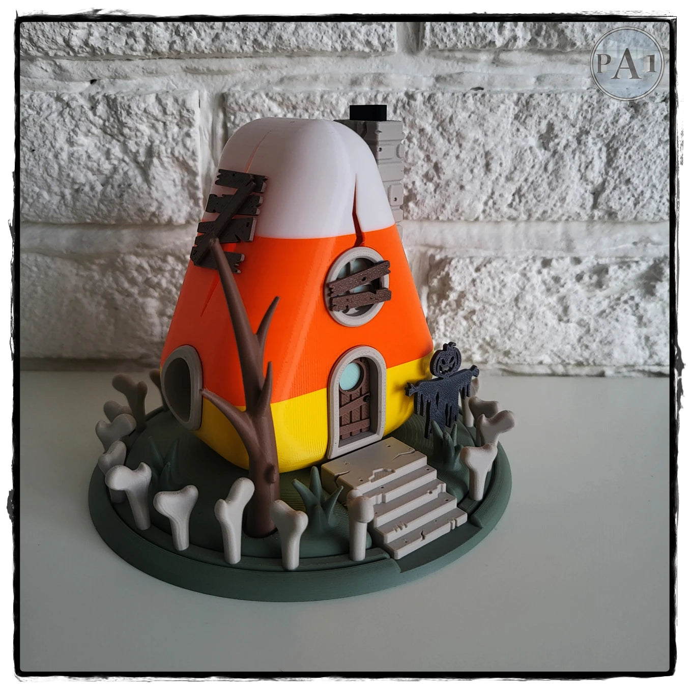 Candy Corn Fairy House