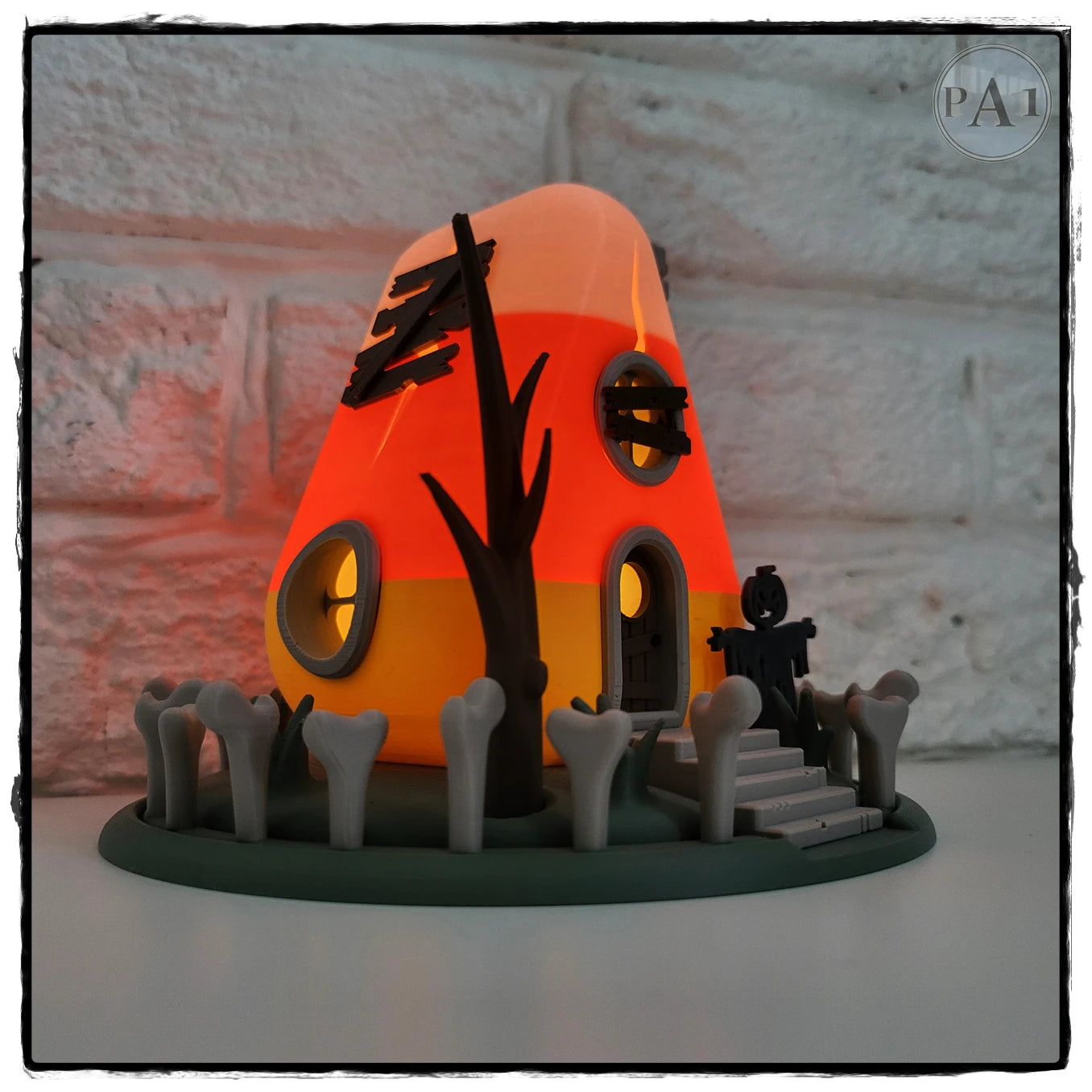 Candy Corn Fairy House