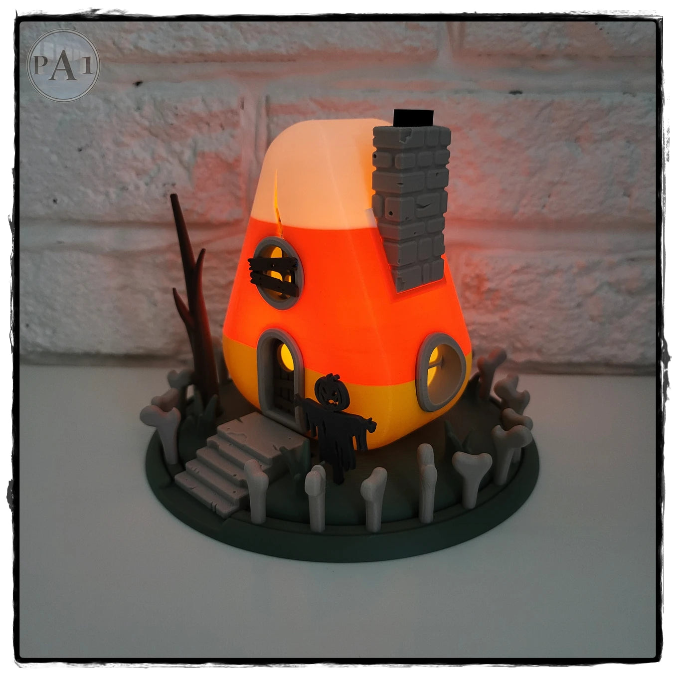 Candy Corn Fairy House