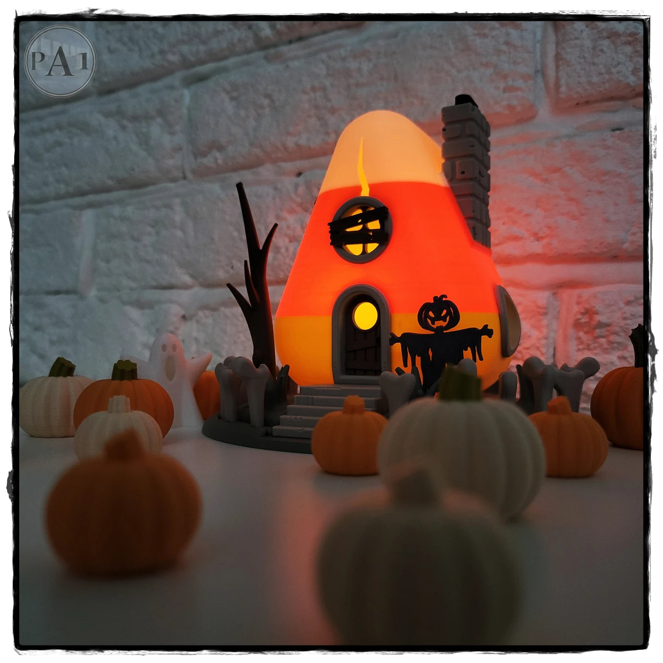 Candy Corn Fairy House