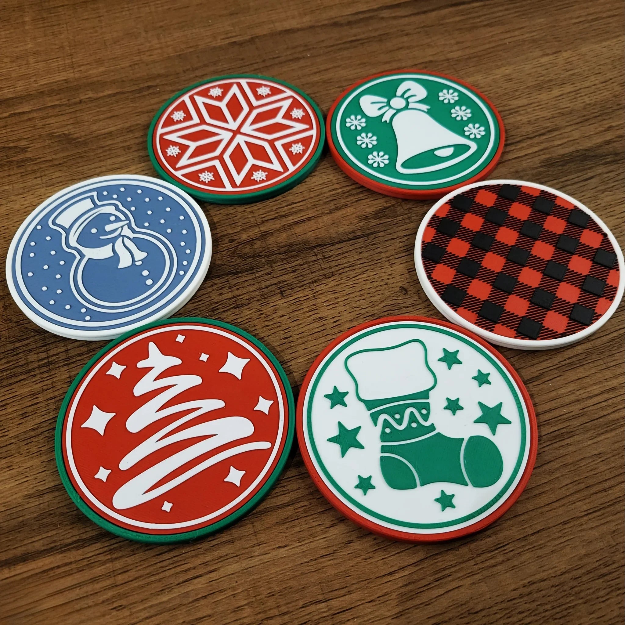 Kerst onderzetters