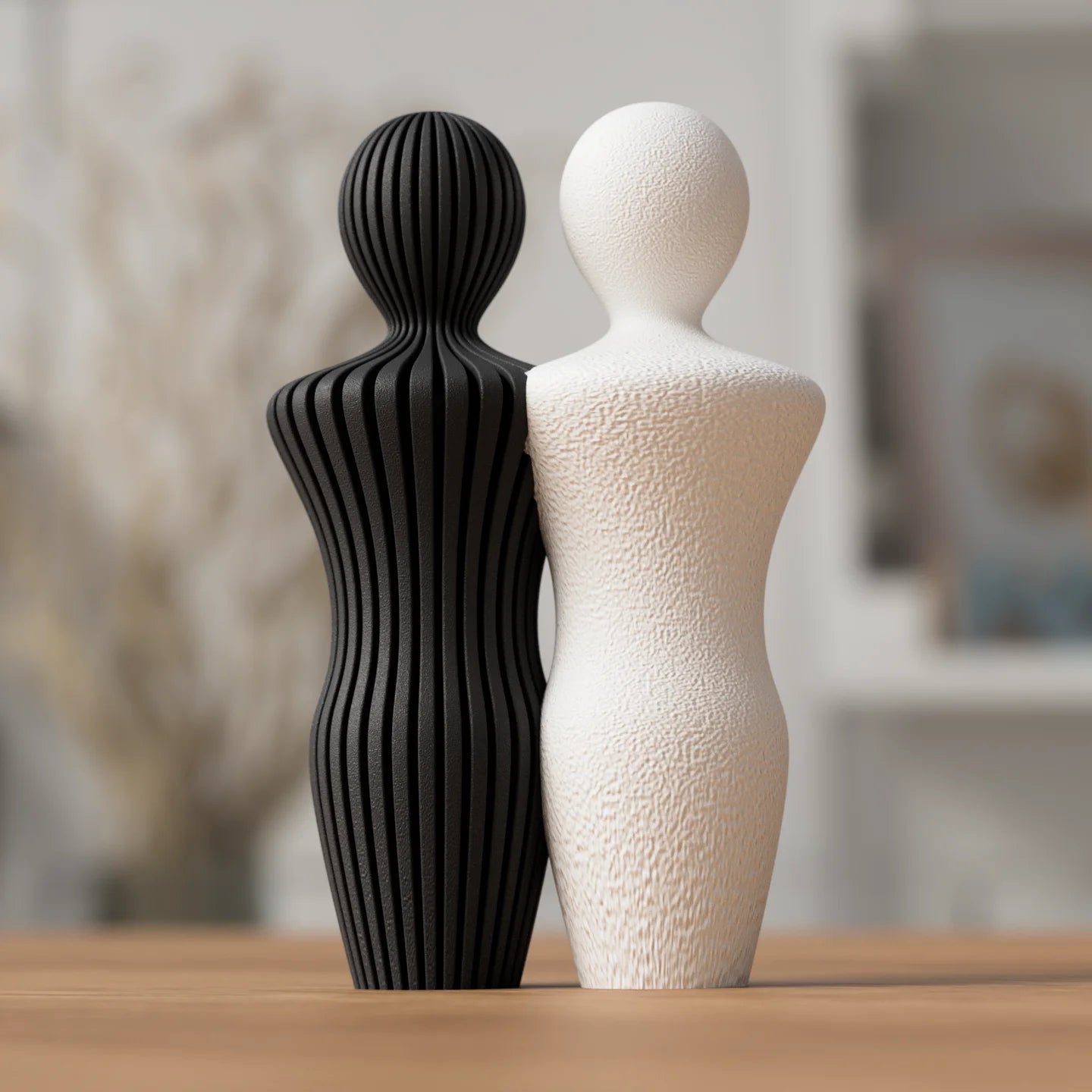 Modern beeldje koppel