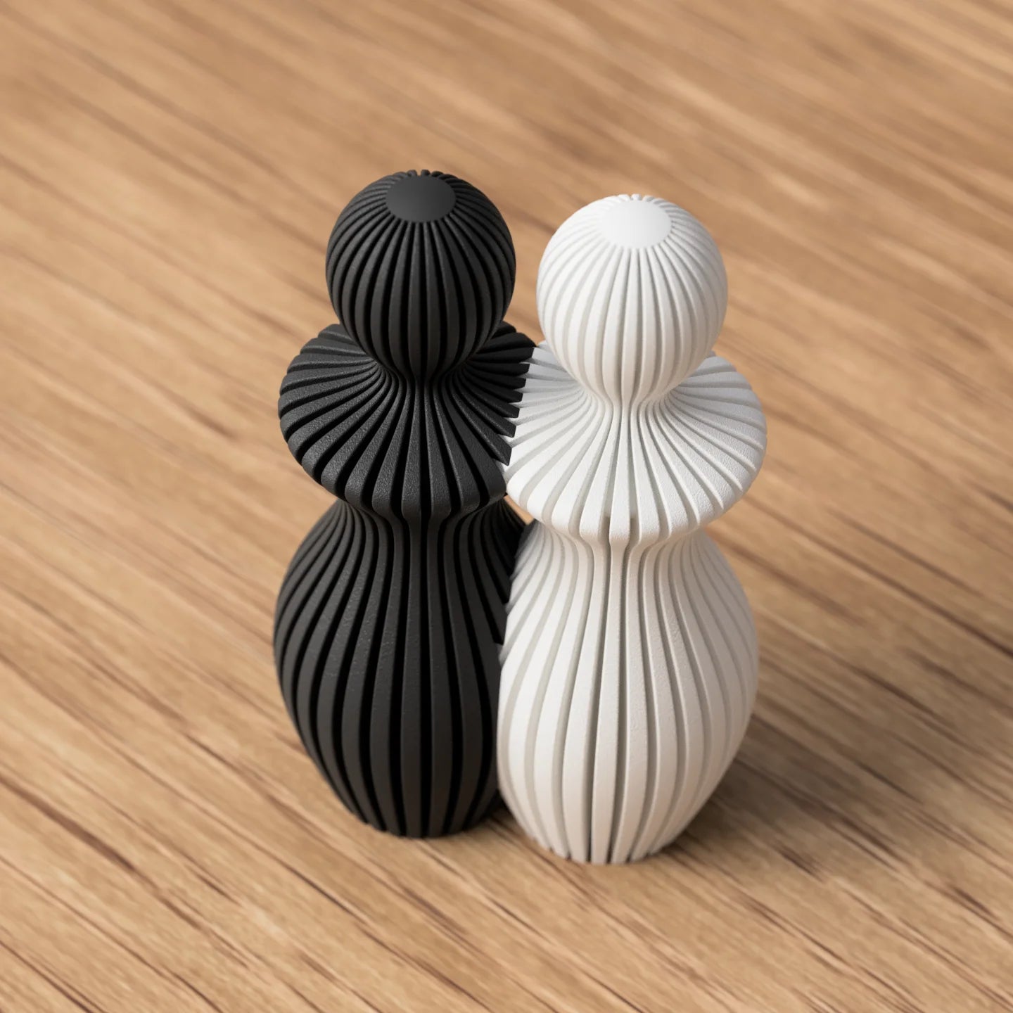 Modern beeldje koppel