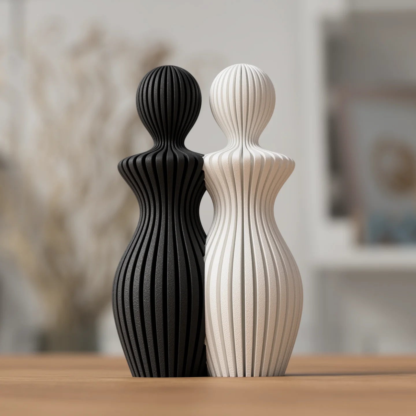 Modern beeldje koppel