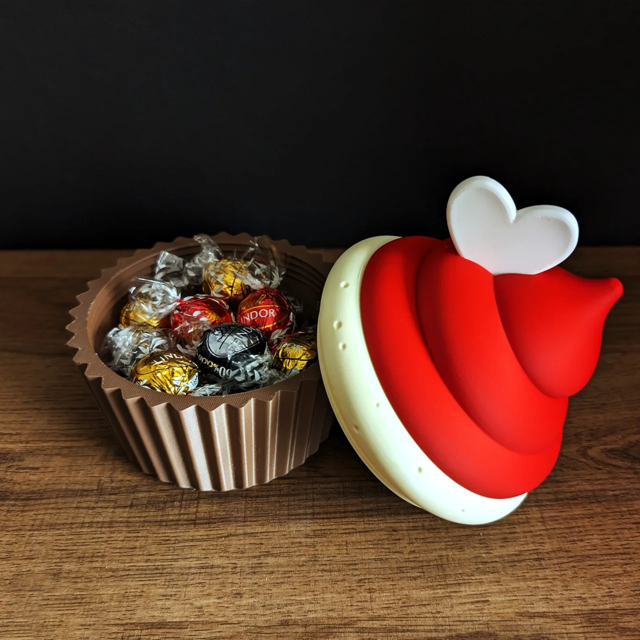 Valentijn cupcake cadeaudoos