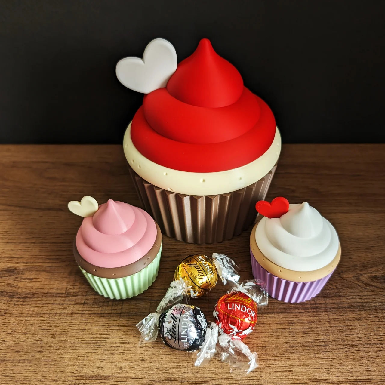 Valentijn cupcake cadeaudoos