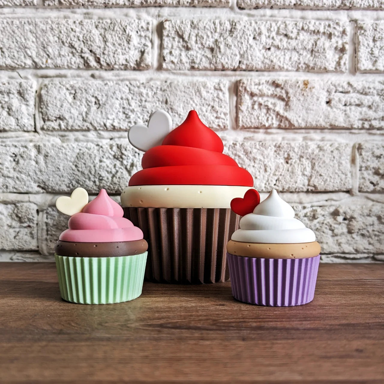 Valentijn cupcake cadeaudoos