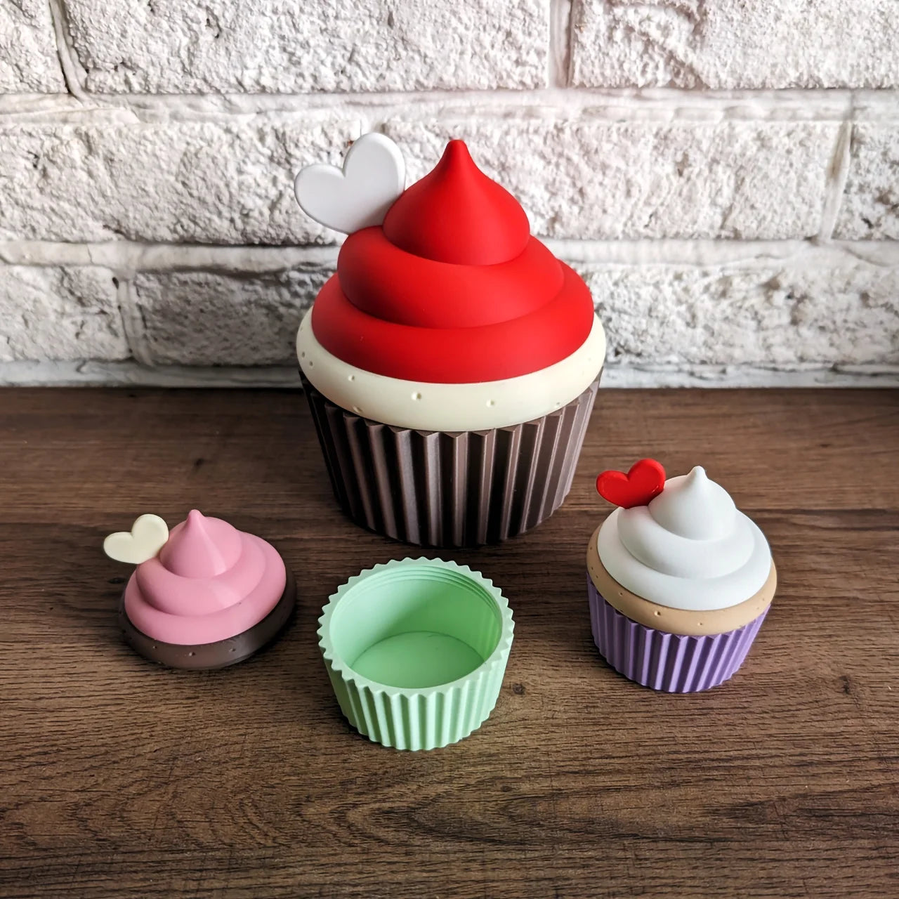 Valentijn cupcake cadeaudoos