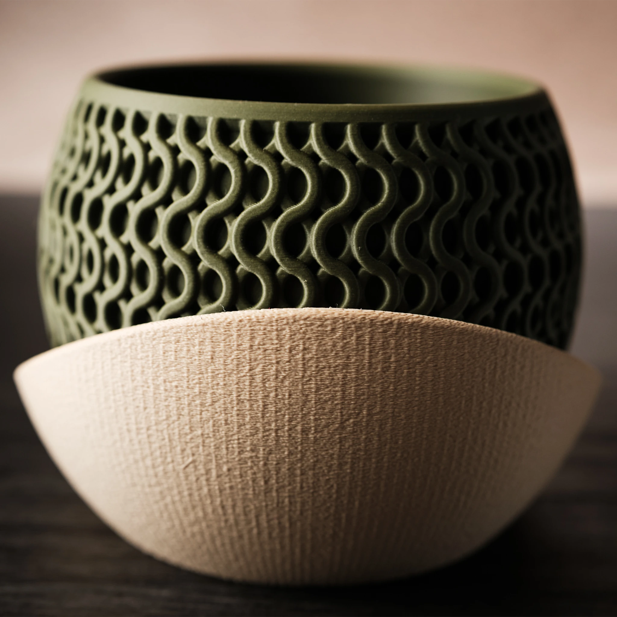 Moderne minimalistische plantenpot "Echo"