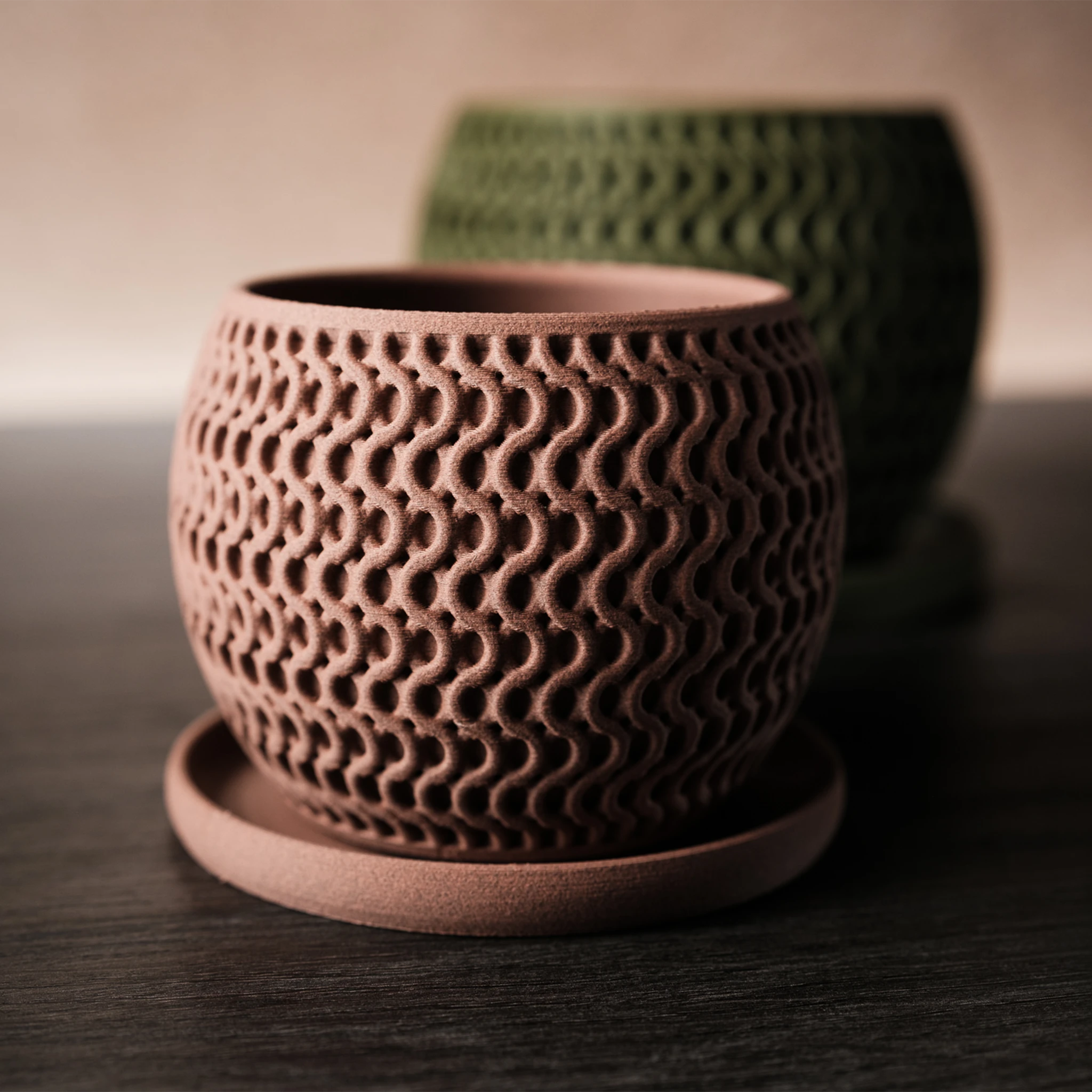 Moderne minimalistische plantenpot "Echo"