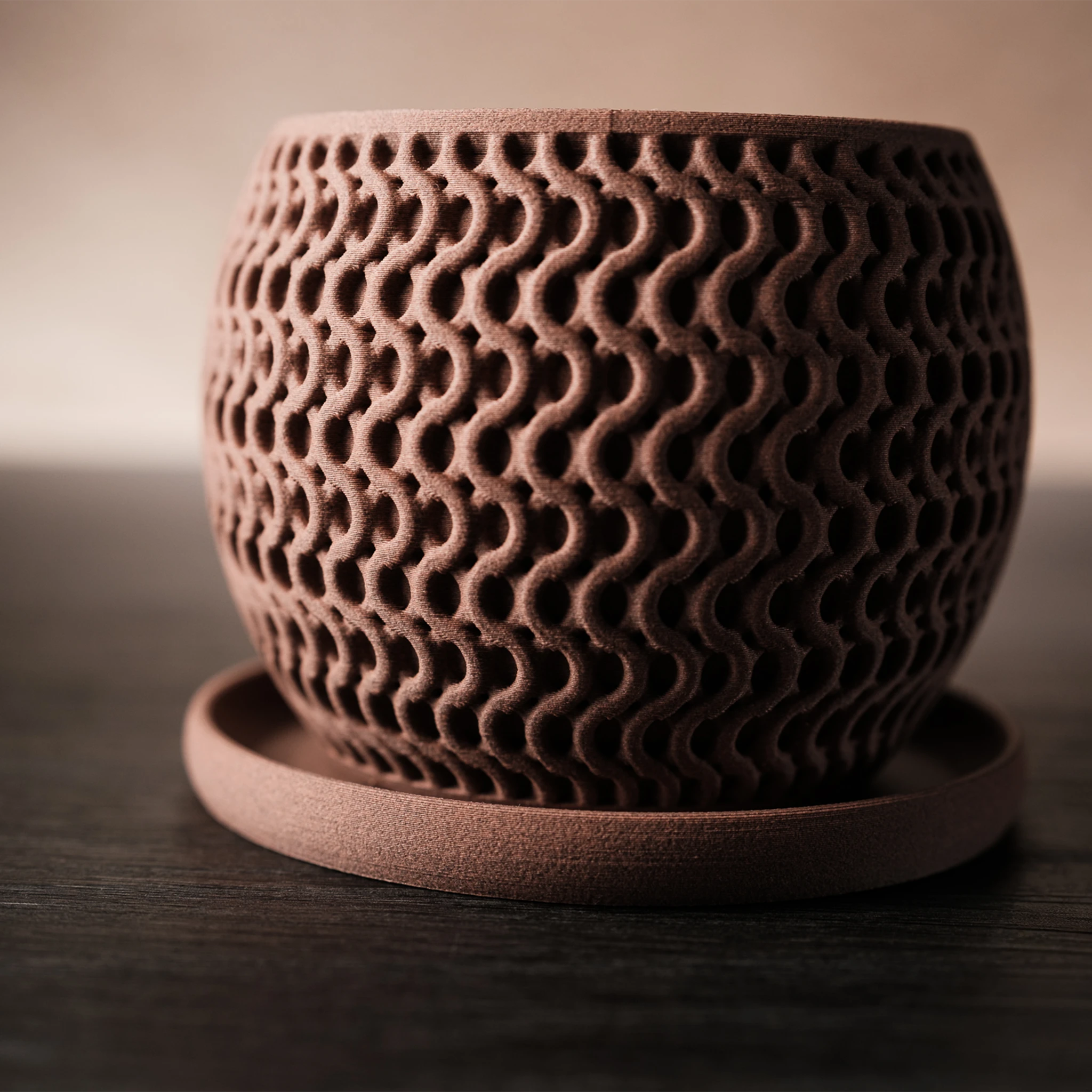 Moderne minimalistische plantenpot "Echo"