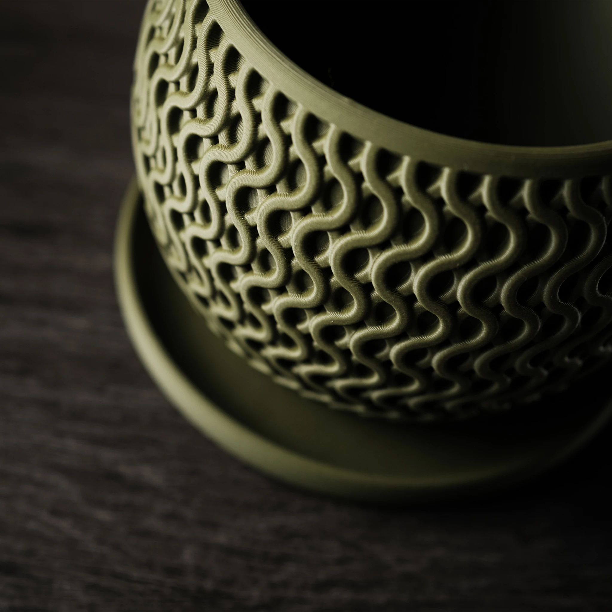 Moderne minimalistische plantenpot "Echo"