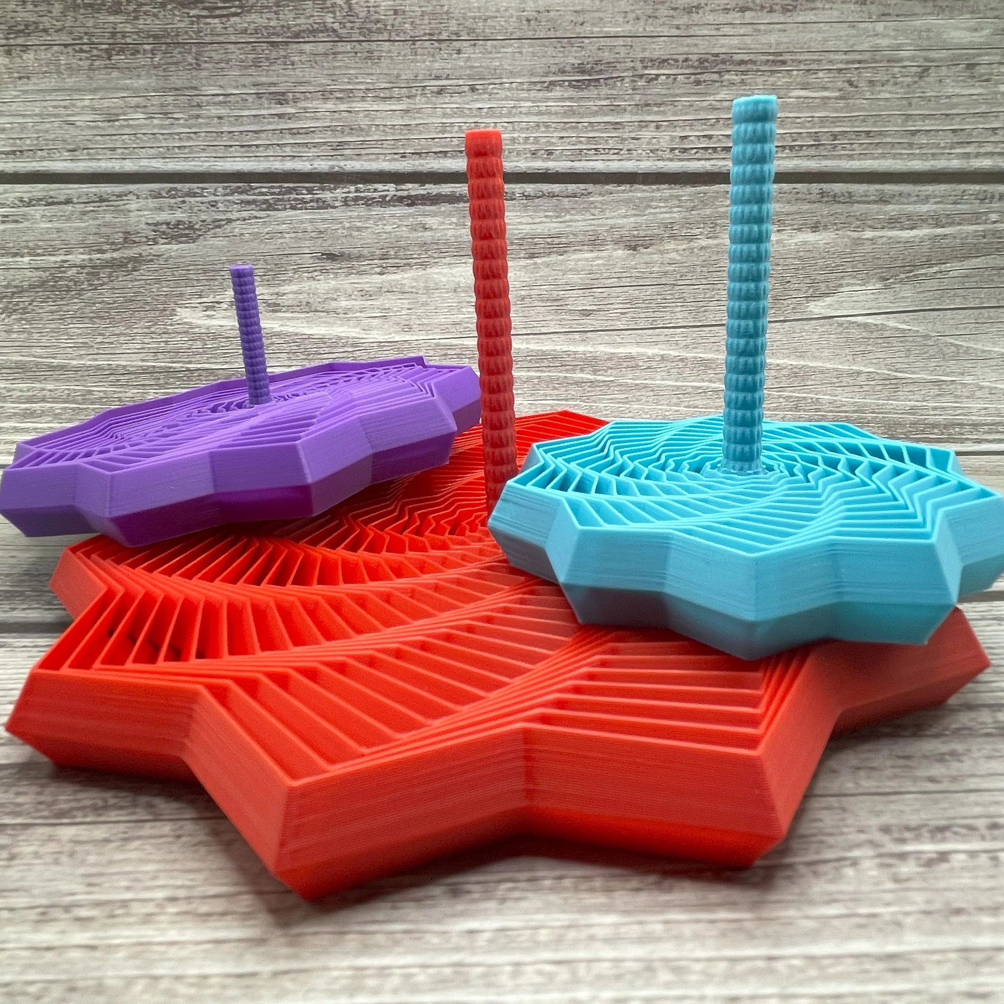 Fidget ster met handvat