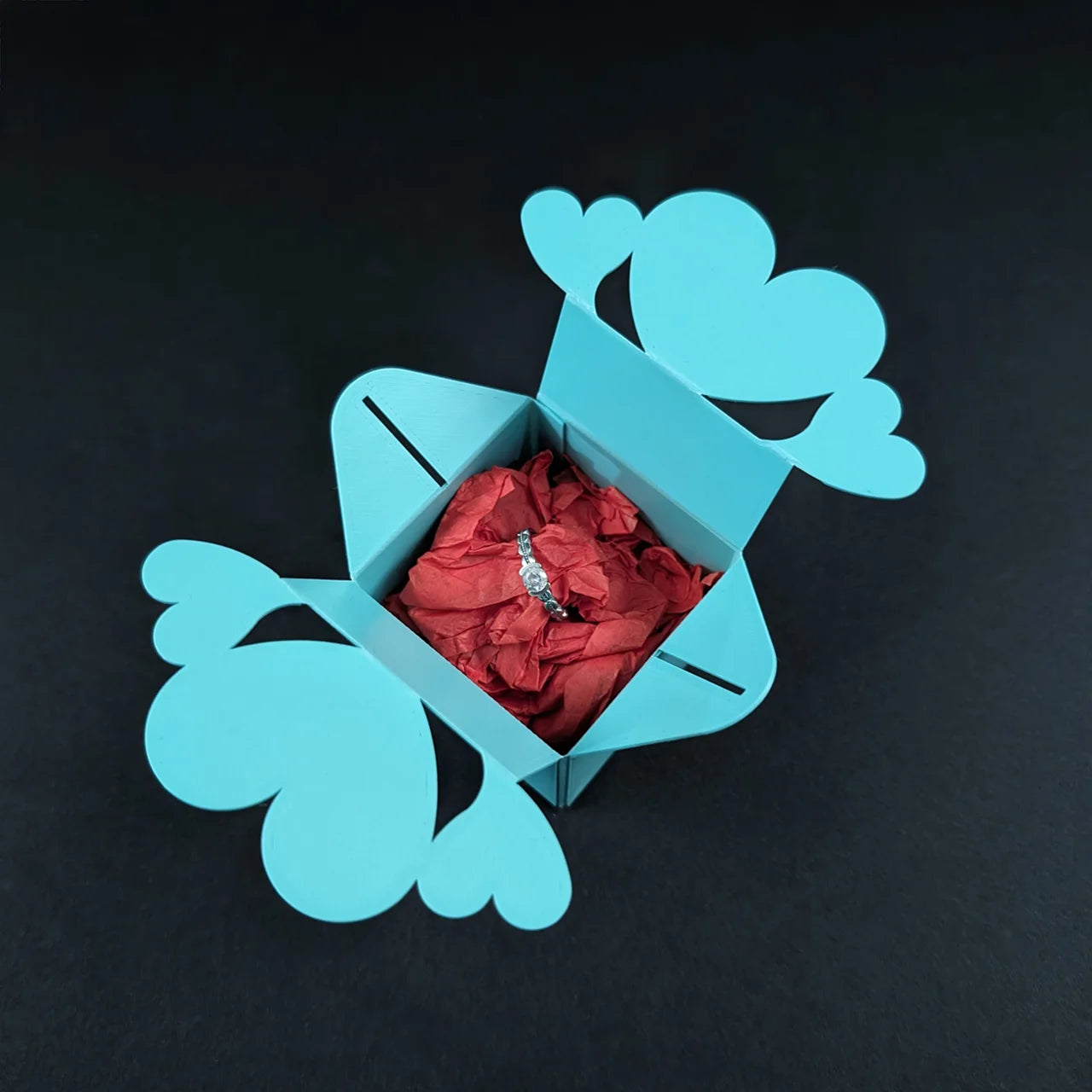 Valentijnsdag vouwbare cadeaudoos