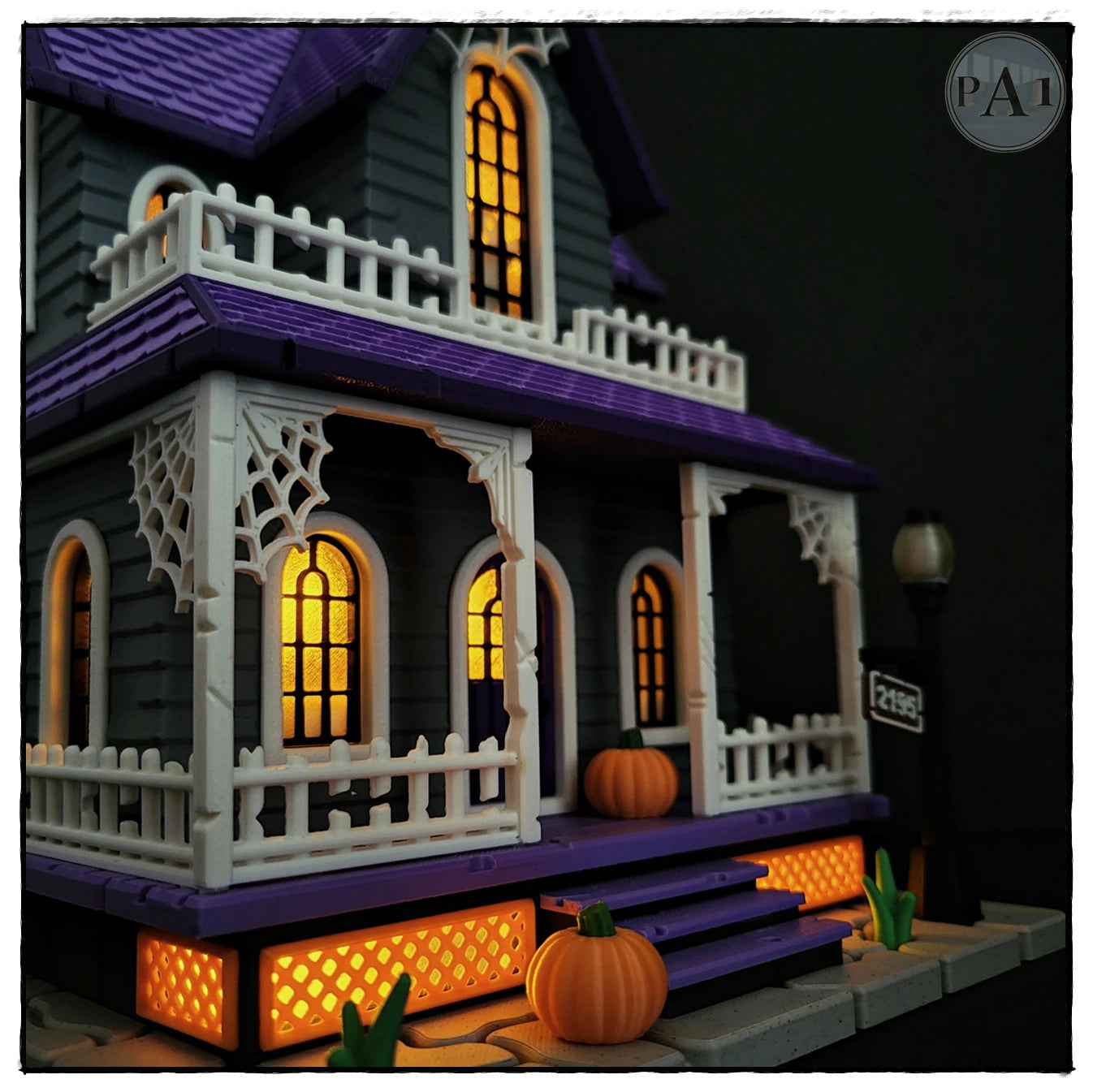 Illuminated Haunted House