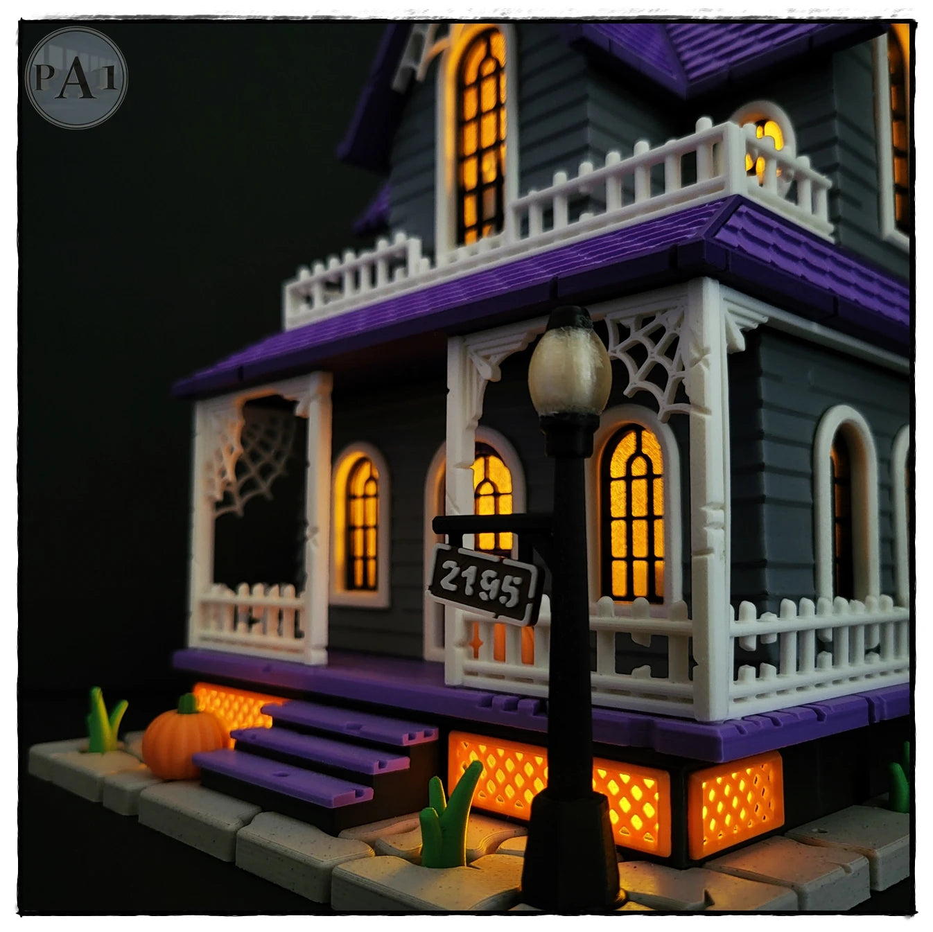 Illuminated Haunted House