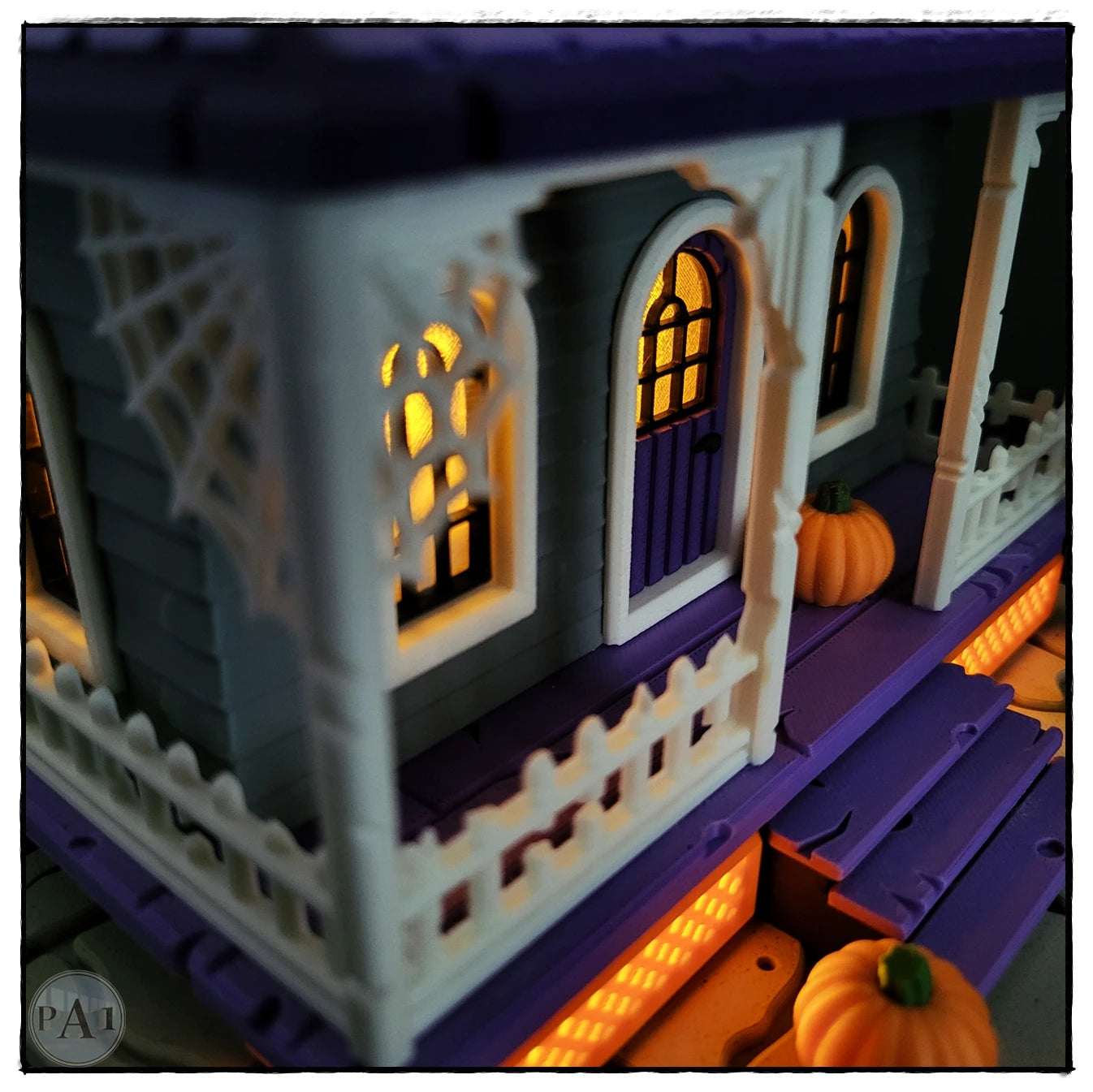 Illuminated Haunted House