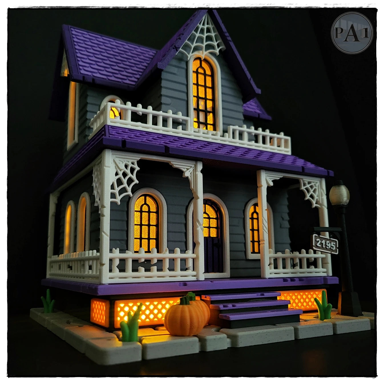 Illuminated Haunted House