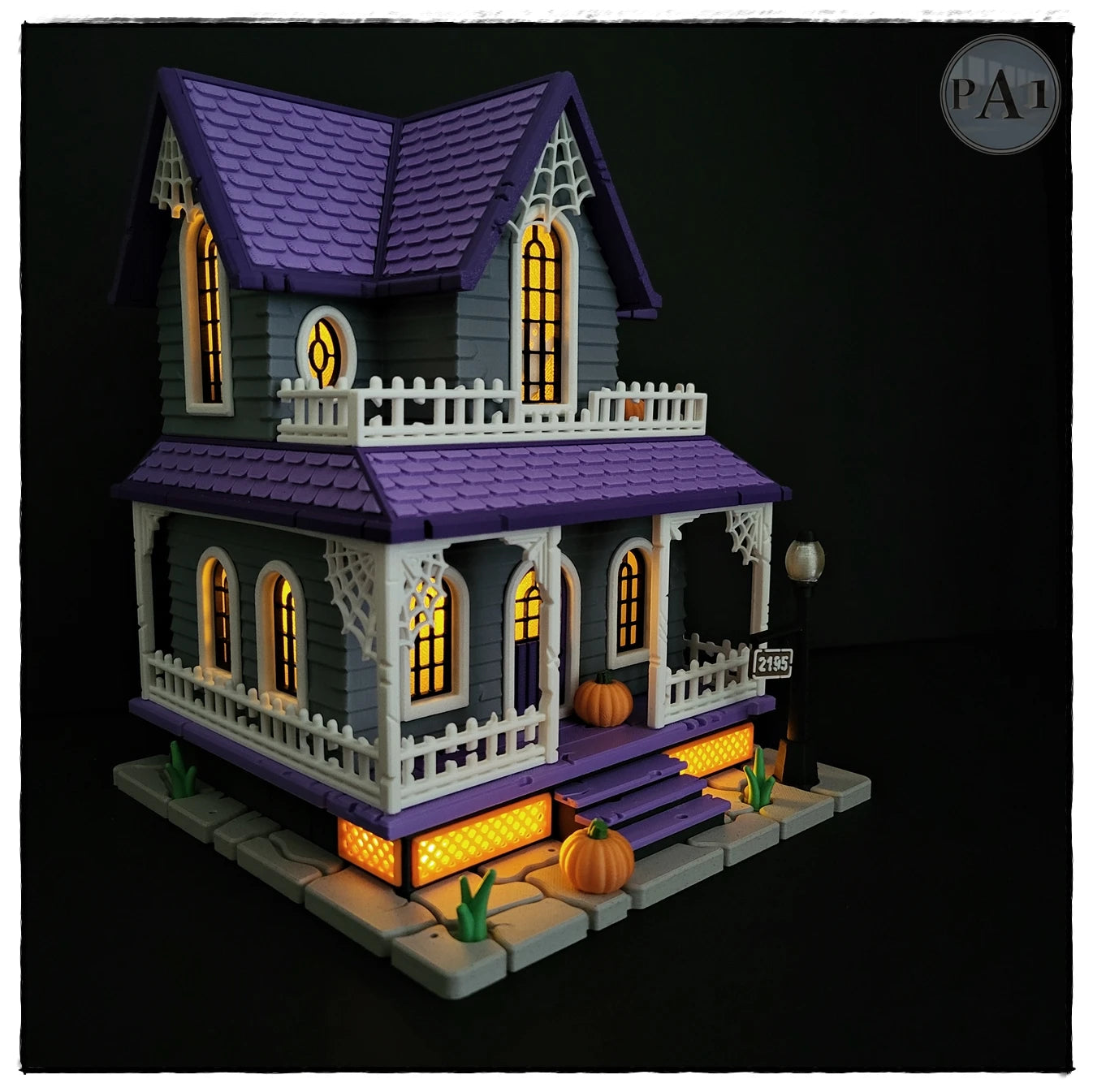Illuminated Haunted House