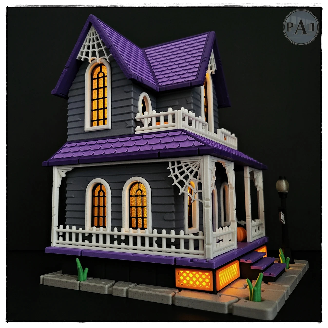 Illuminated Haunted House