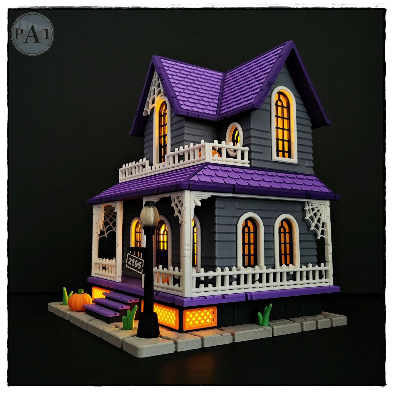 Illuminated Haunted House