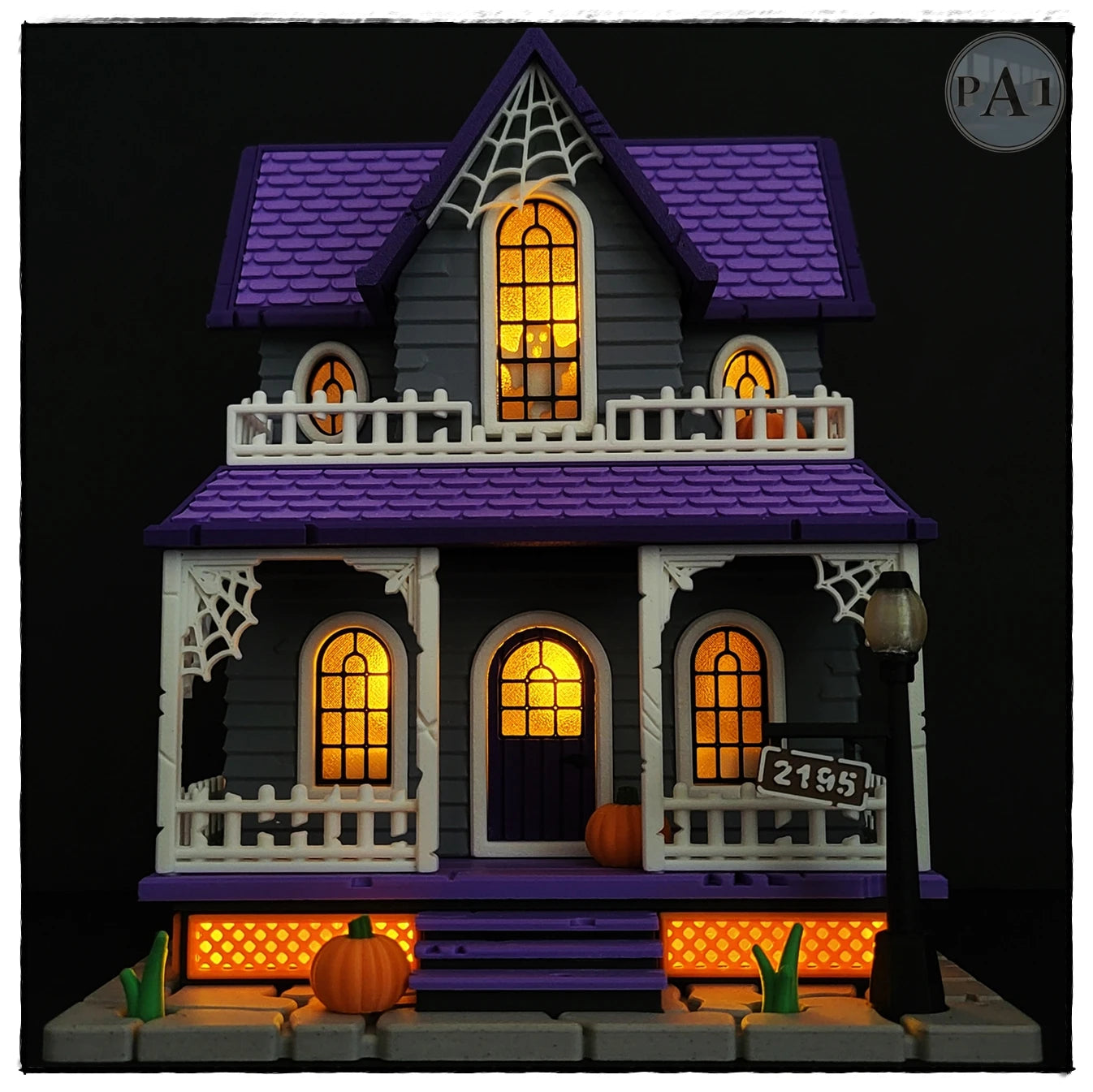 Illuminated Haunted House