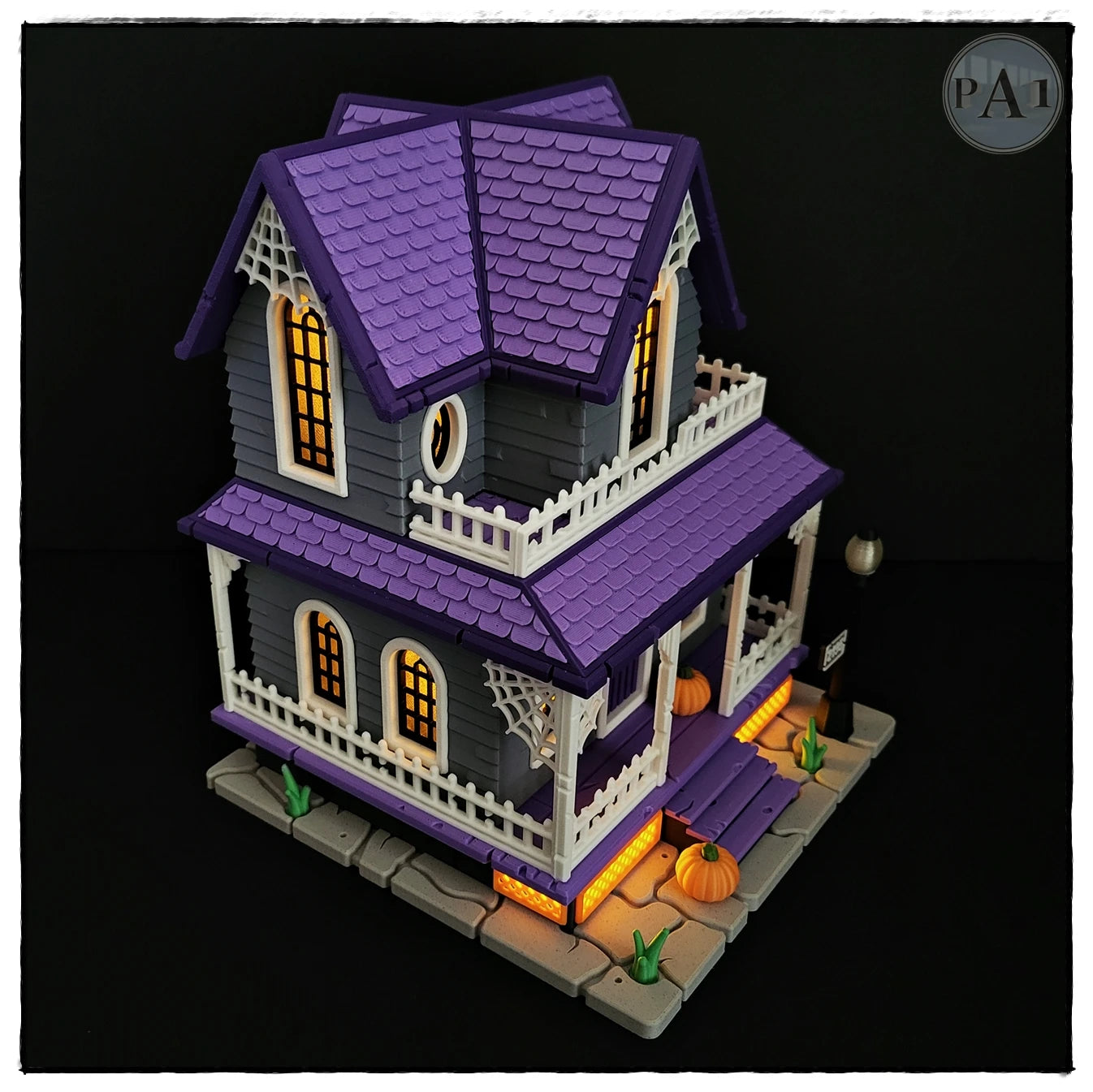 Illuminated Haunted House