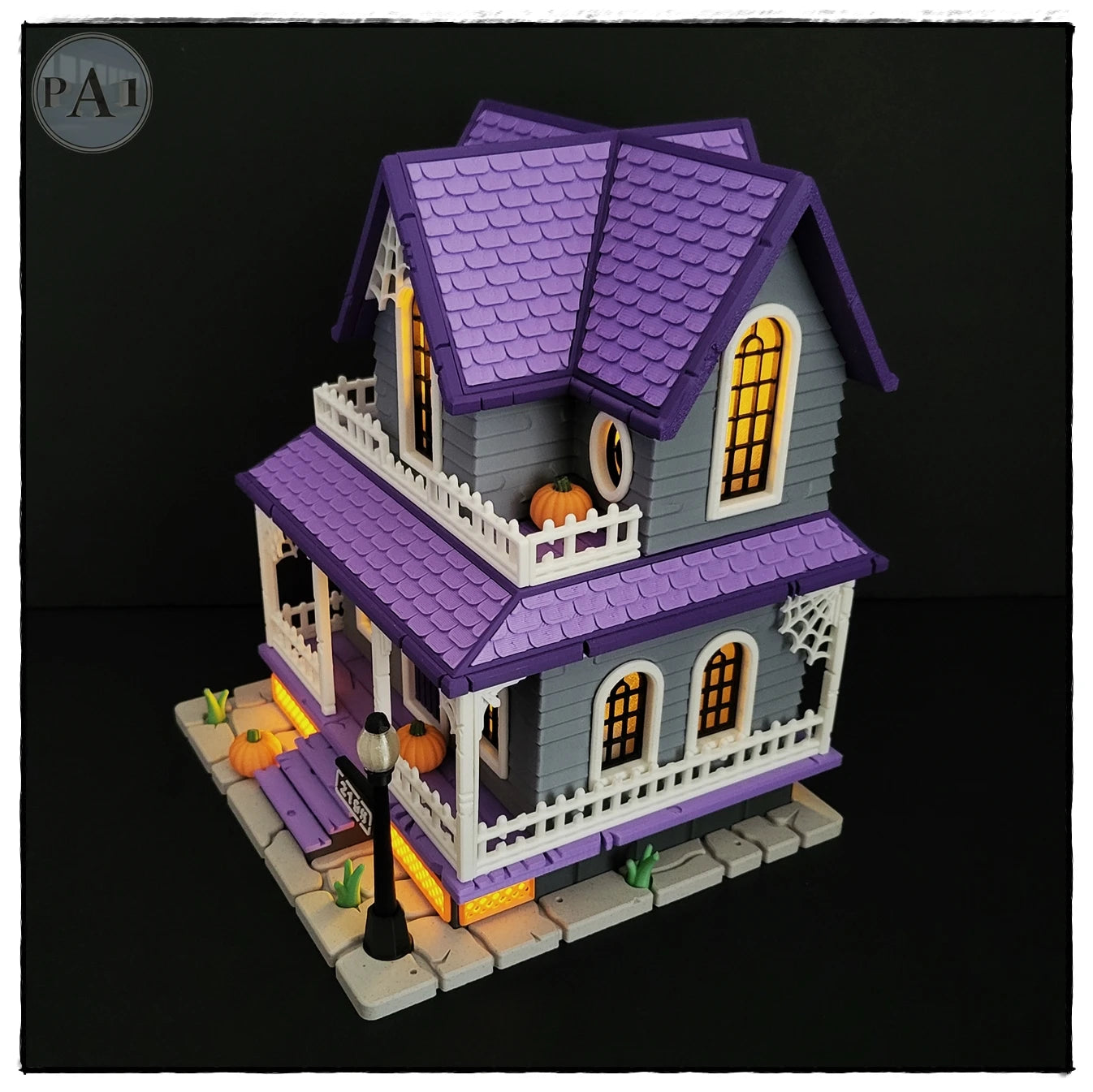 Illuminated Haunted House