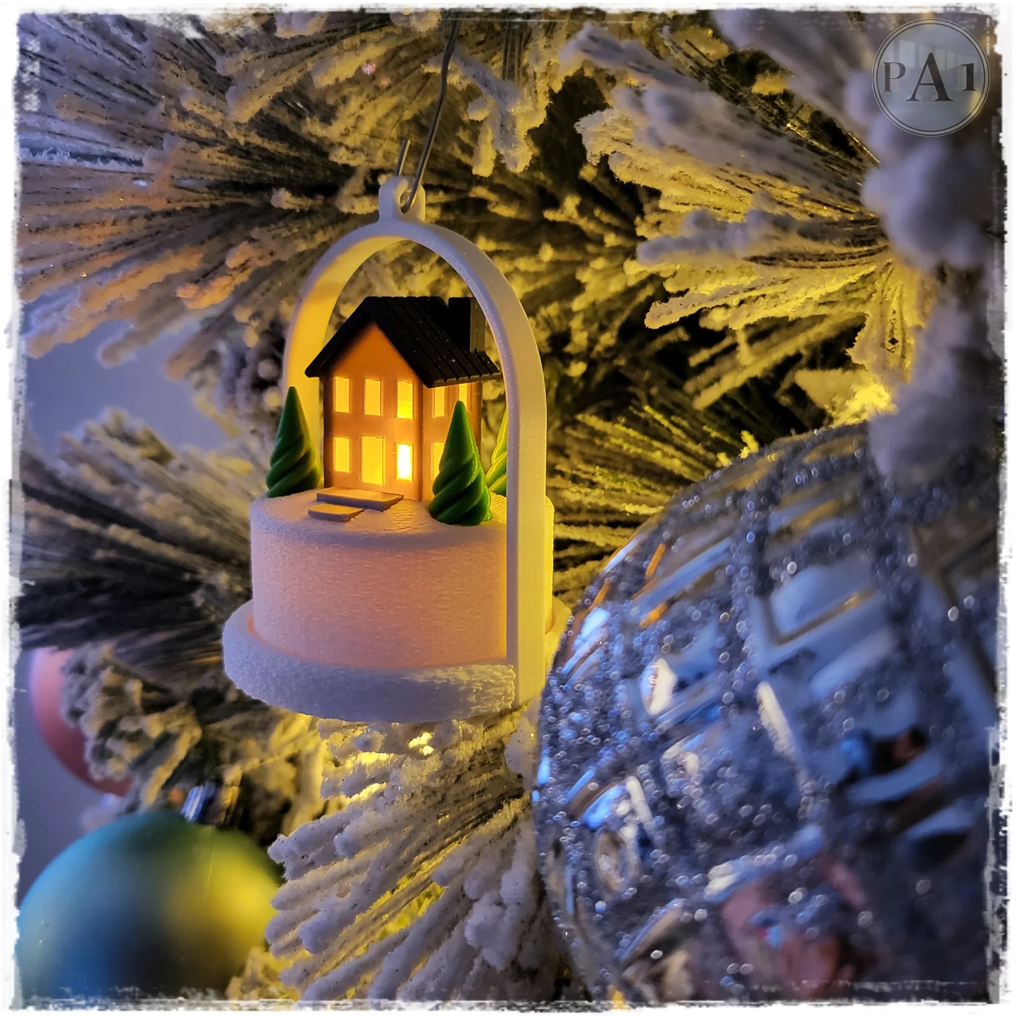 Miniatuur kerstdorpje