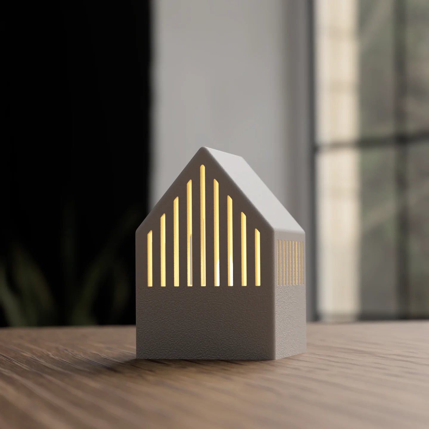 Modern Japandi tea light house