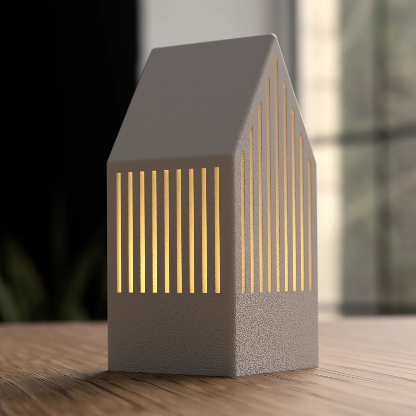 Modern Japandi tea light house
