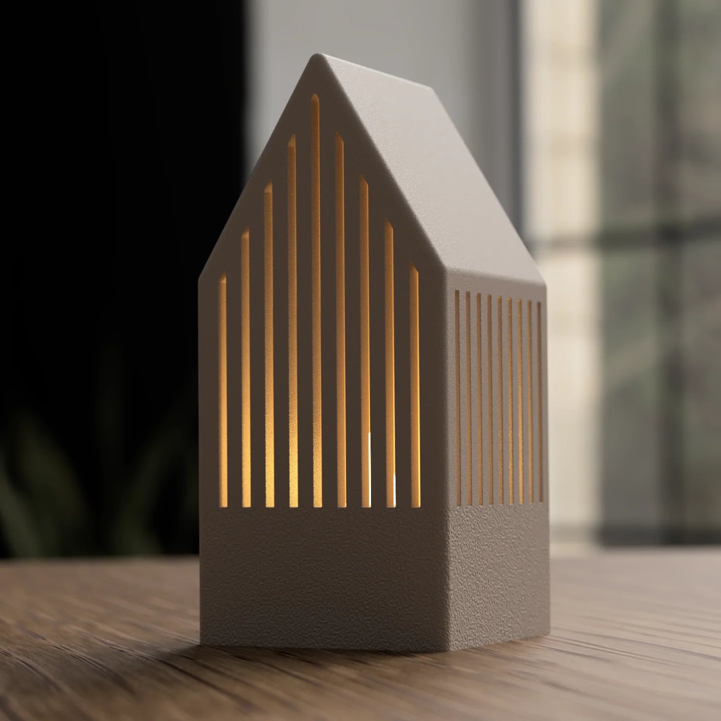 Modern Japandi tea light house