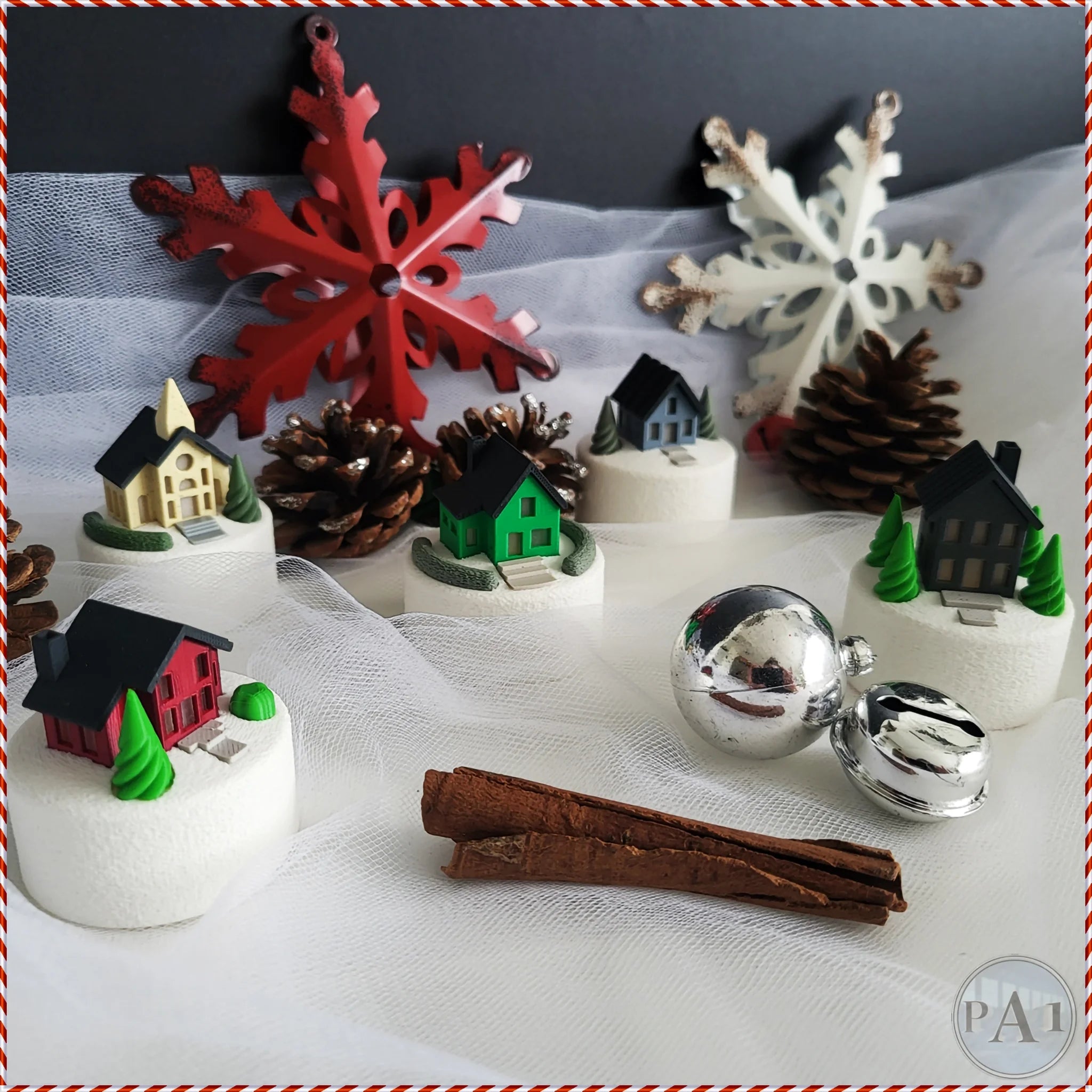 Miniatuur kerstdorpje