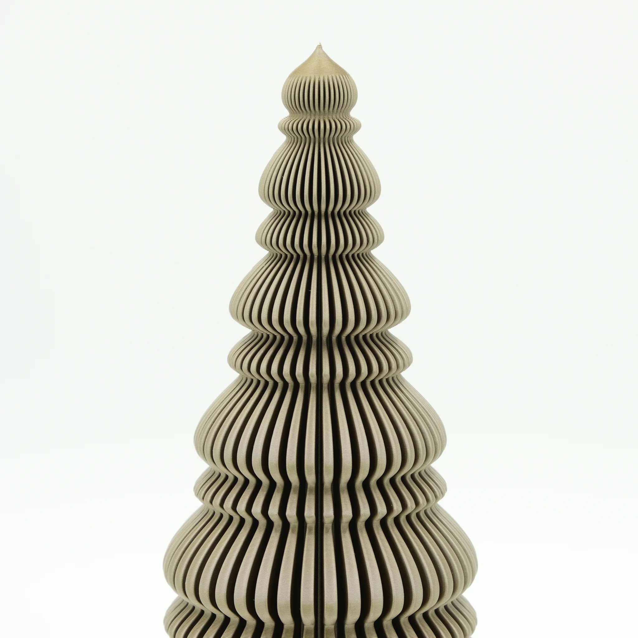 Moderne Nordic Japandi kerstboomdecoratie