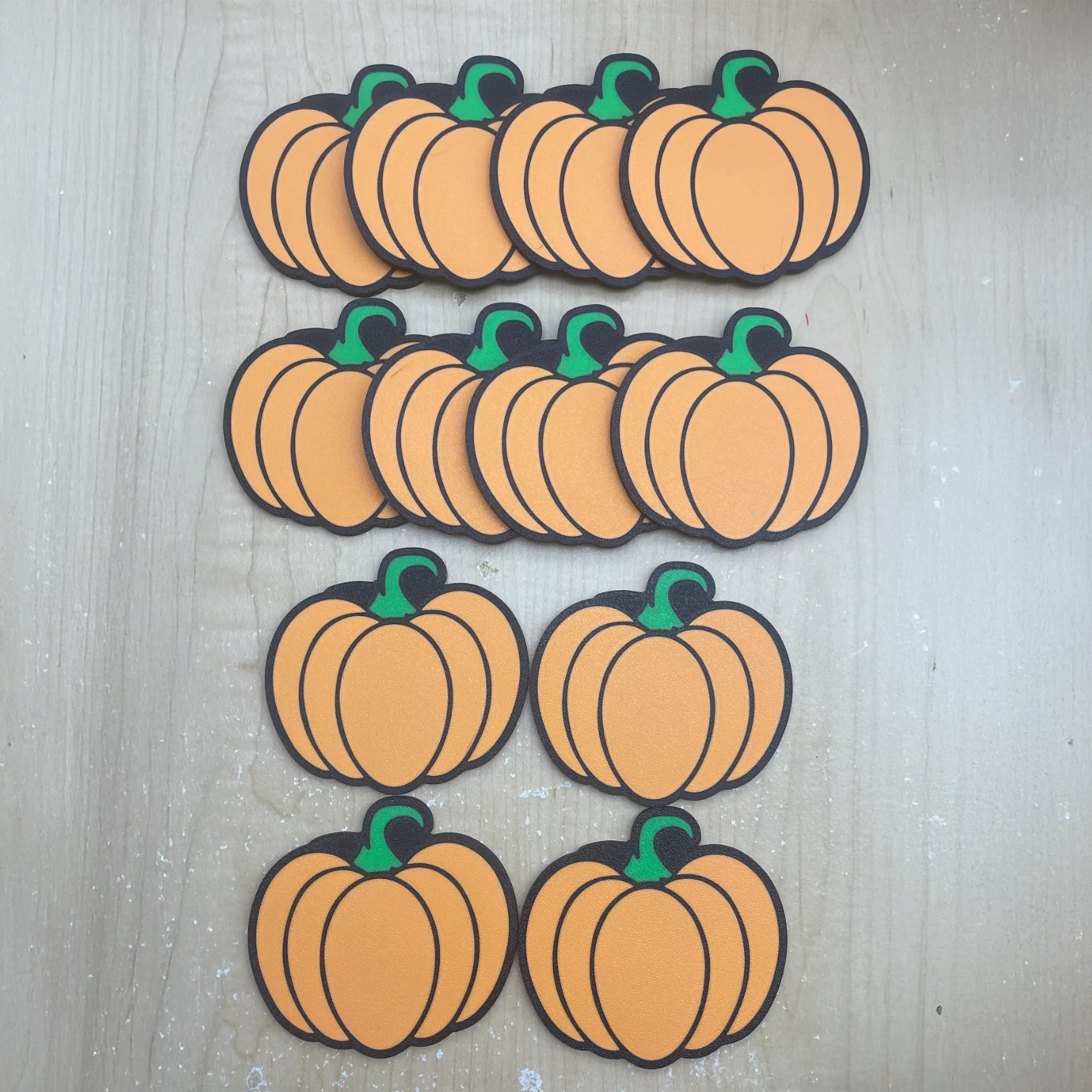 Halloween pompoen onderzetters