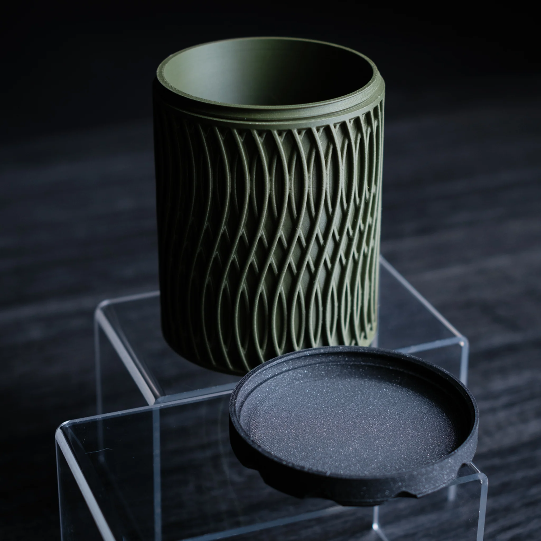 "Ruck" minimalistische container met schroefdeksel