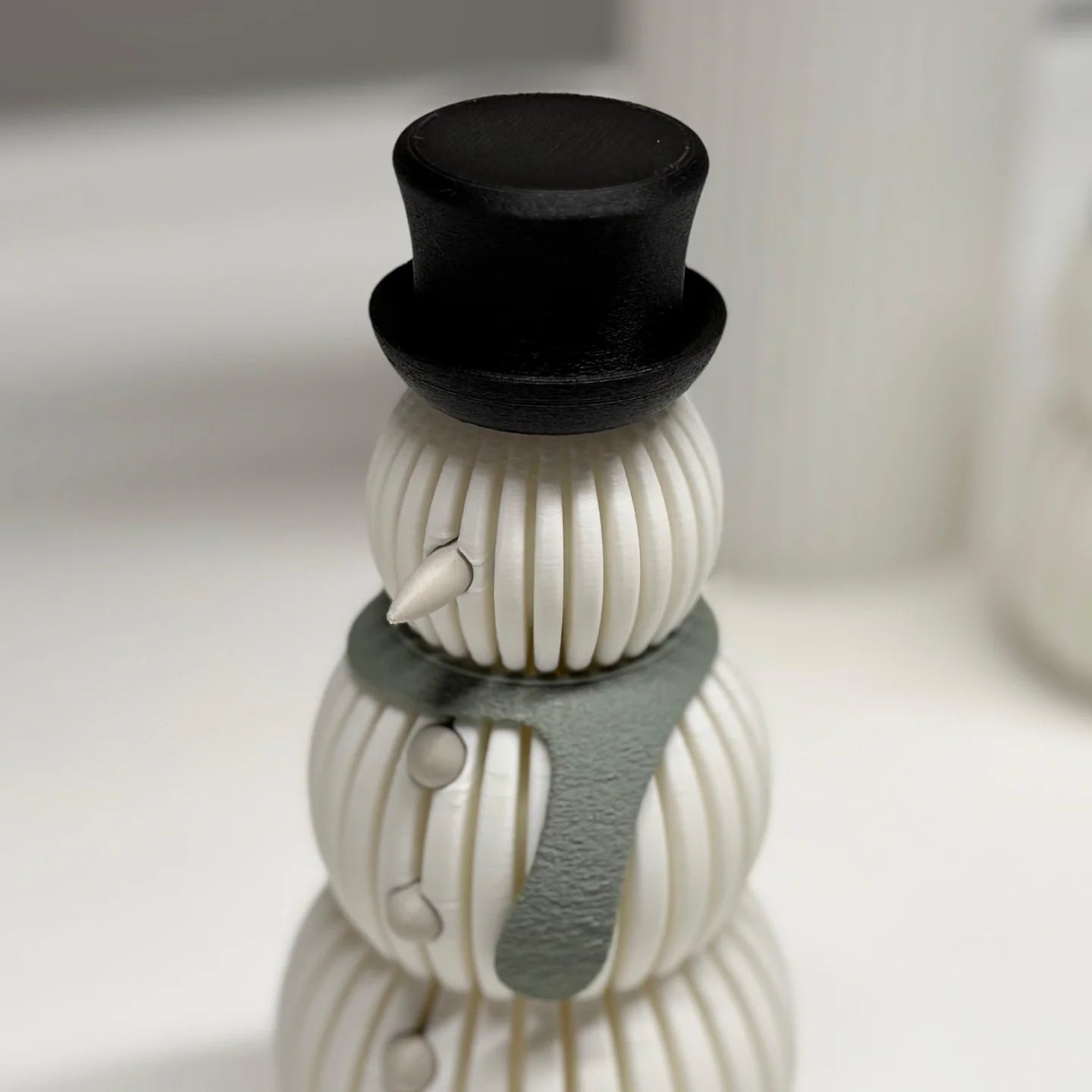 Moderne minimalistische sneeuwman