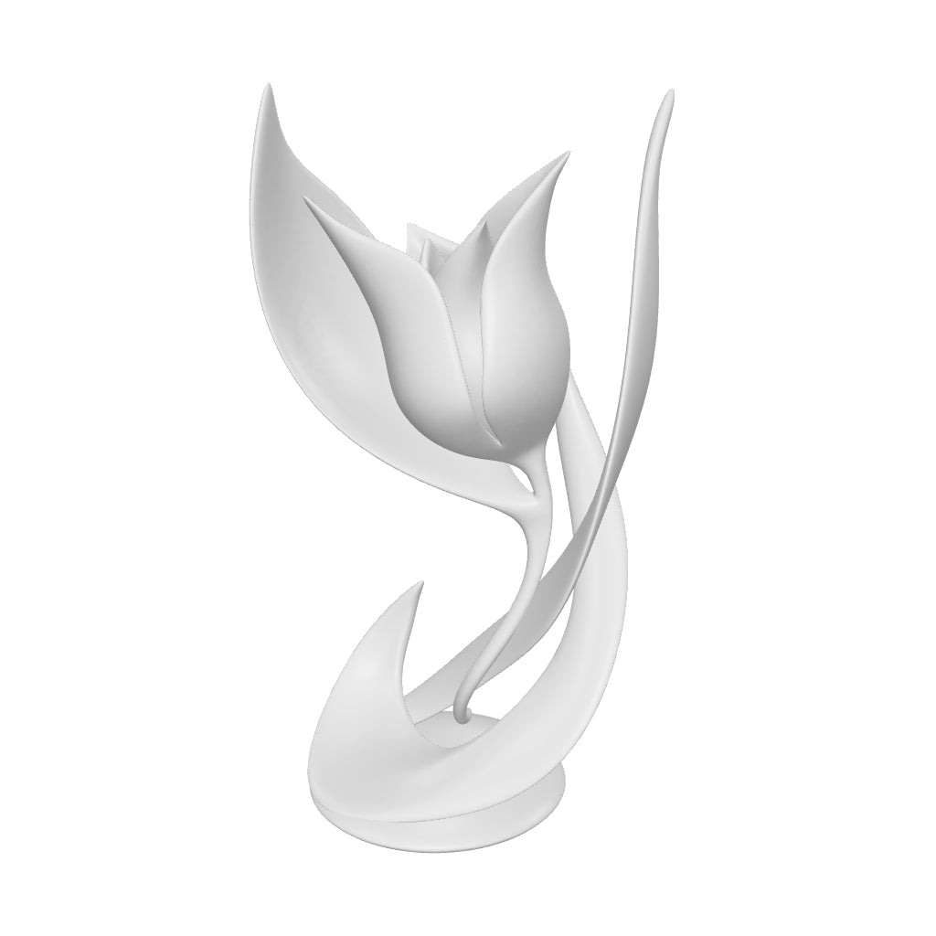 Artistieke bloemensculptuur