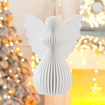 Moderne kerstengel ornament