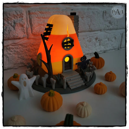 Candy Corn Fairy House