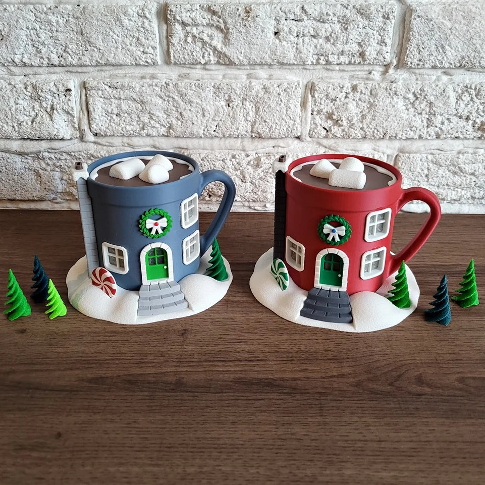 Kerstfeeënhuis – Warme chocolademelk tas