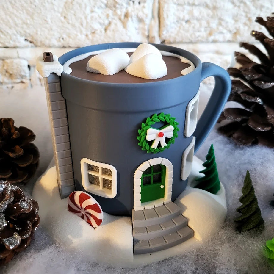 Kerstfeeënhuis – Warme chocolademelk tas