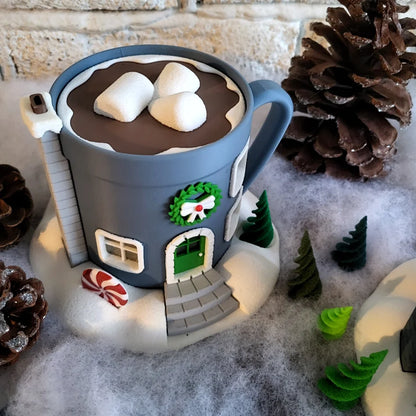 Kerstfeeënhuis – Warme chocolademelk tas