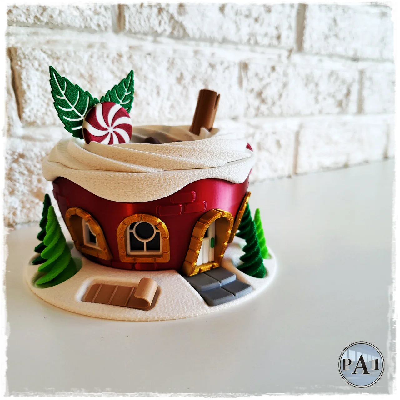 Kerstfeeënhuis – Warme chocolademelk kopje