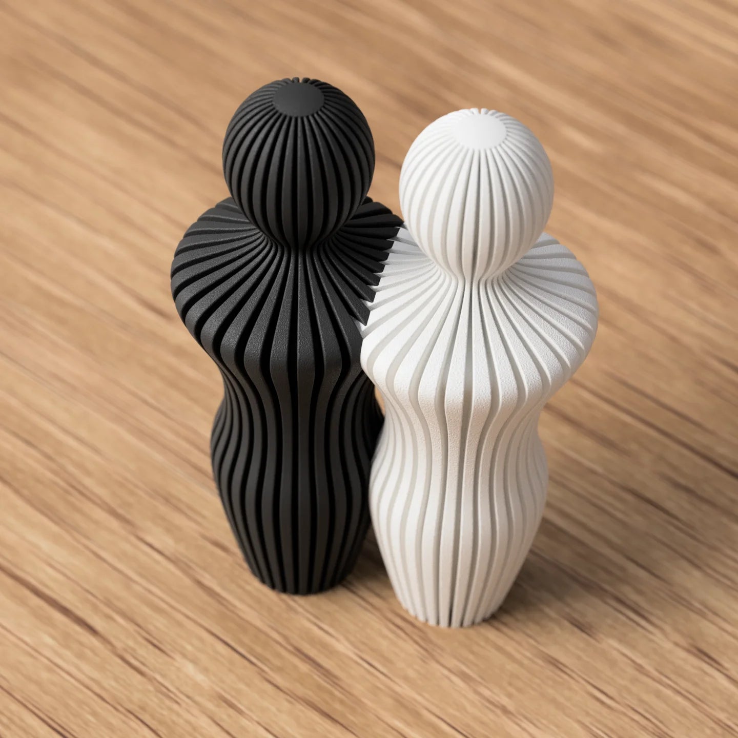 Modern beeldje koppel