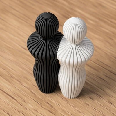 Modern beeldje koppel