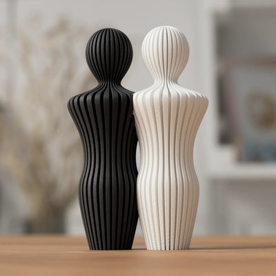 Modern beeldje koppel