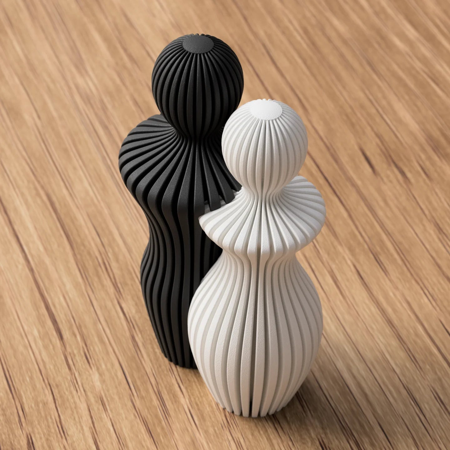 Modern beeldje koppel